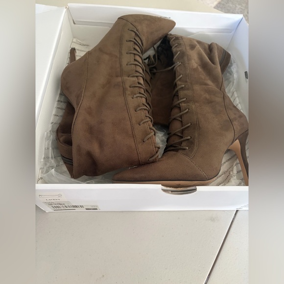 Aldo Olive Lace-Up Over-the-Knee Boots - Picture 5 of 6